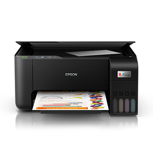 Impresora Epson L3210 permite imprimir hasta 4.500 páginas en negro o 7.500 páginas a color con cada juego de botellas de repuesto