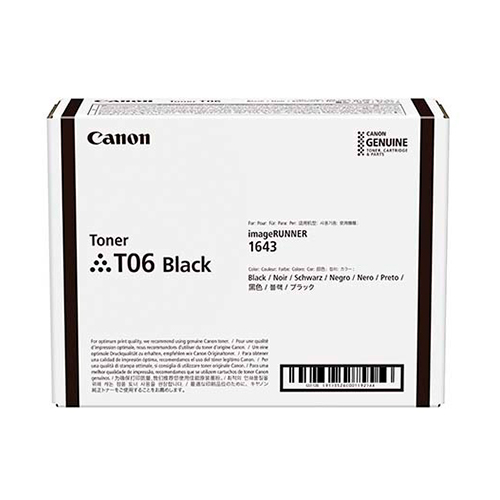 Toner Canon T06 Negro para fotocopiadora canon