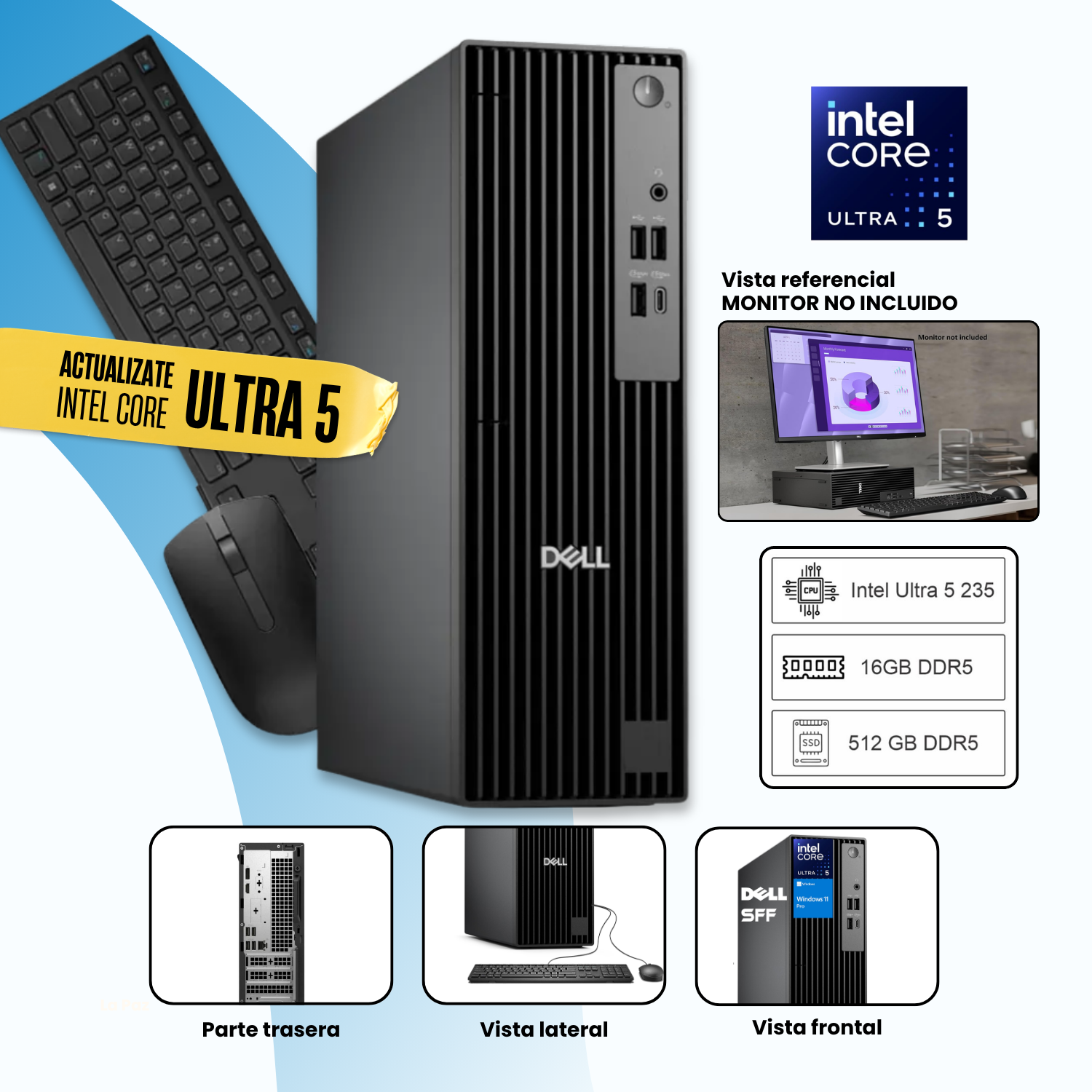 PC Dell Pro Slim Ultra 5