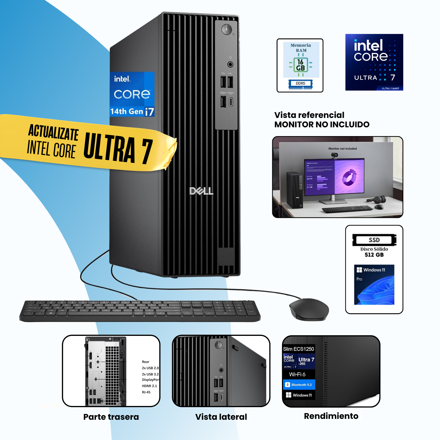 PC Dell Pro Slim Ultra 7